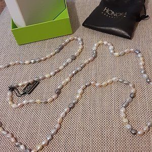 Cultured Freshwater Pearl Multi-Color 54" Necklace